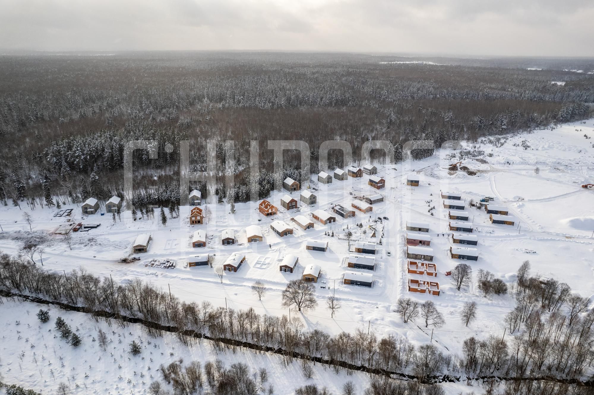 Фотосъемка и аэрофотосъемка коттеджных поселков в Москве и Московской области.