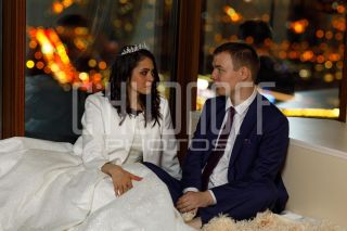 Свадьба Дарьи и Владислава. Фотосессия в апартаментах отеля Триумф Палас.