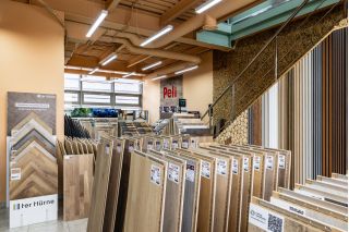 Профессиональная фотосъемка магазина ламинат. Фото для контента.