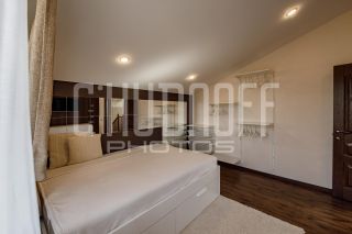 Интерьерная фотосъемка коттеджа. Интерьер дома. Жилая комната.