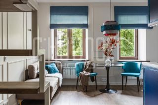 Интерьерная фотосъемка квартиры для портфолио дизайнера