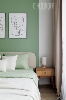 Интерьерная фотосъемка квартира с хоумстейджингом для сдачи в аренду и для портфолио хоумстейджера