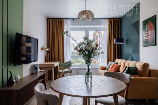 Интерьерная фотосъемка квартира с хоумстейджингом для сдачи в аренду и для портфолио хоумстейджера