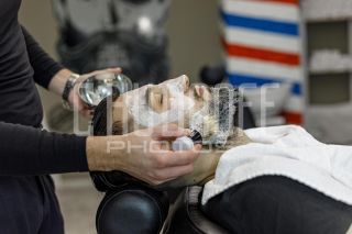 Интерьерная и репортажно-постановочная фотосъемка барбершопа