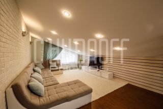 Фотосъемка коттеджа. Интерьер дома. Жилая комната.