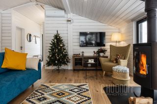 Комплексная презентация загородного дома для сдачи в аренду посуточно. Интерьерная и контентная фотосессия.