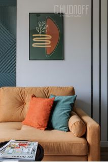 Интерьерная фотосъемка квартира с хоумстейджингом для сдачи в аренду и для портфолио хоумстейджера