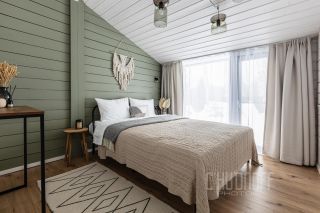 Комплексная презентация загородного дома для сдачи в аренду посуточно. Интерьерная и контентная фотосессия.