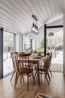 Комплексная презентация загородного дома для сдачи в аренду посуточно. Интерьерная и контентная фотосессия.