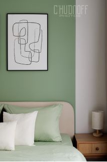 Интерьерная фотосъемка квартира с хоумстейджингом для сдачи в аренду и для портфолио хоумстейджера