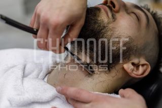 Интерьерная и репортажно-постановочная фотосъемка барбершопа