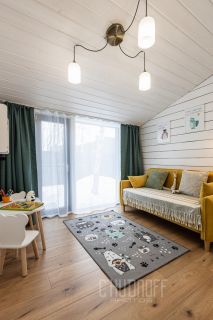 Комплексная презентация загородного дома для сдачи в аренду посуточно. Интерьерная и контентная фотосессия.