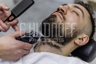 Интерьерная и репортажно-постановочная фотосъемка барбершопа