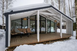 Комплексная презентация загородного дома для сдачи в аренду посуточно. Интерьерная и контентная фотосессия.