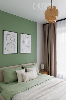 Интерьерная фотосъемка квартира с хоумстейджингом для сдачи в аренду и для портфолио хоумстейджера