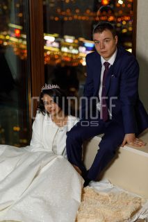 Свадьба Дарьи и Владислава. Фотосессия в апартаментах отеля Триумф Палас.