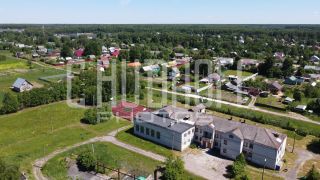 Презентация коттеджного поселка на начальном этапе строительства.