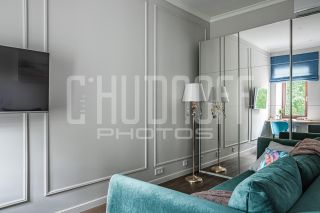 Интерьерная фотосъемка квартиры для портфолио дизайнера