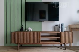 Интерьерная фотосъемка квартира с хоумстейджингом для сдачи в аренду и для портфолио хоумстейджера