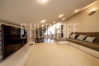 Фотосъемка коттеджа. Интерьер дома. Жилая комната.