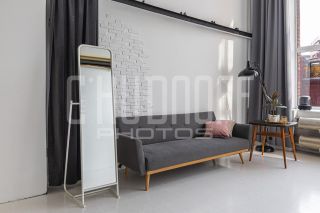 Интерьерная фотосъемка профессиональной фотостудии.