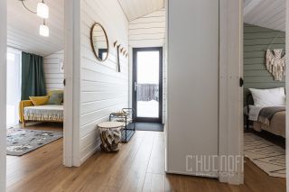 Комплексная презентация загородного дома для сдачи в аренду посуточно. Интерьерная и контентная фотосессия.