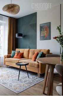 Интерьерная фотосъемка квартира с хоумстейджингом для сдачи в аренду и для портфолио хоумстейджера