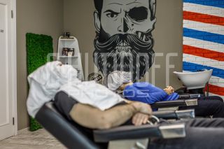 Интерьерная и репортажно-постановочная фотосъемка барбершопа