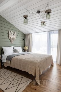 Комплексная презентация загородного дома для сдачи в аренду посуточно. Интерьерная и контентная фотосессия.