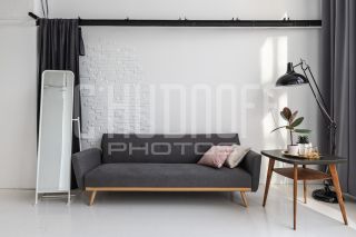 Интерьерная фотосъемка профессиональной фотостудии.