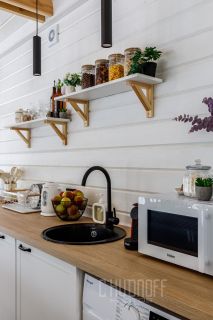 Комплексная презентация загородного дома для сдачи в аренду посуточно. Интерьерная и контентная фотосессия.