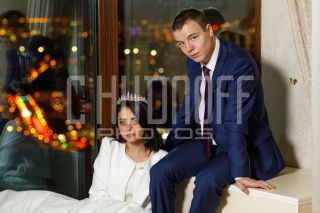 Свадьба Дарьи и Владислава. Фотосессия в апартаментах отеля Триумф Палас.